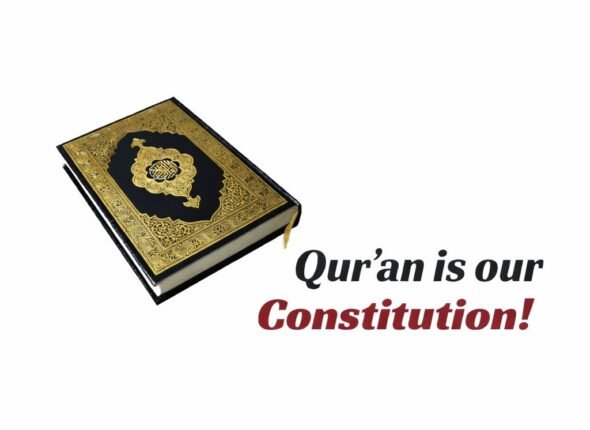 quran is our constitution.3